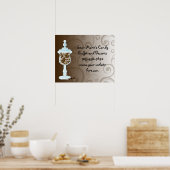 Schokolade Candy Buffet Bar, Urn der Süßigkeiten Poster (Küche)