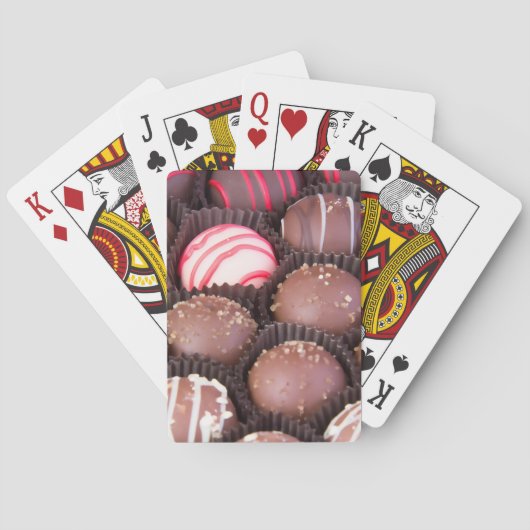 Schokolade Candy Truffles Spielkarten (Rückseite)