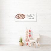 Schokolade Cartoon Illustration Banner (Insitu)