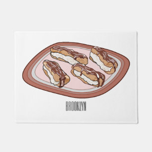Schokolade Cartoon Illustration Fußmatte
