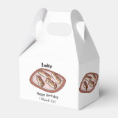 Schokolade Cartoon Illustration Geschenkschachtel (Rückseite)