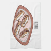 Schokolade Cartoon Illustration Geschirrtuch (Vertikal)