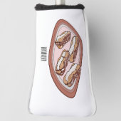 Schokolade Cartoon Illustration Golf Headcover (Rotieren 90)