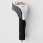 Schokolade Cartoon Illustration Golf Headcover (angewinkelt)