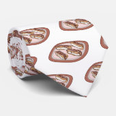 Schokolade Cartoon Illustration Krawatte (Gerollt)