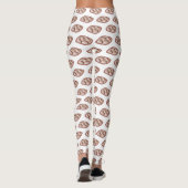 Schokolade Cartoon Illustration Leggings (Rückseite)