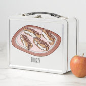 Schokolade Cartoon Illustration Metall Brotdose (Beispiel)