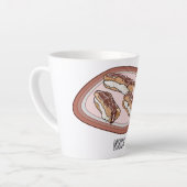 Schokolade Cartoon Illustration Milchtasse (Linke Ecke)