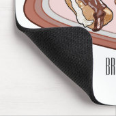 Schokolade Cartoon Illustration Mousepad (Ecke)