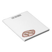 Schokolade Cartoon Illustration Notizblock (angewinkelt)