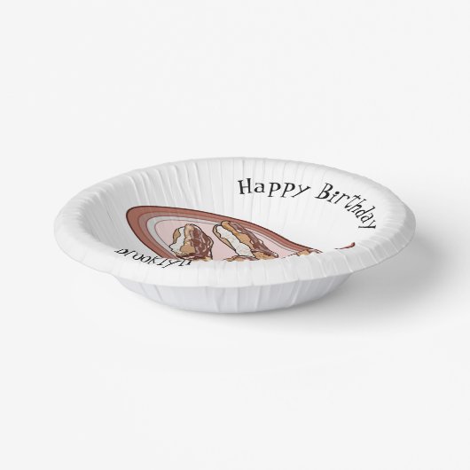 Schokolade Cartoon Illustration Pappteller (Gewinkelt)