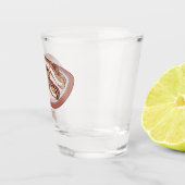 Schokolade Cartoon Illustration Schnapsglas (Rechts)