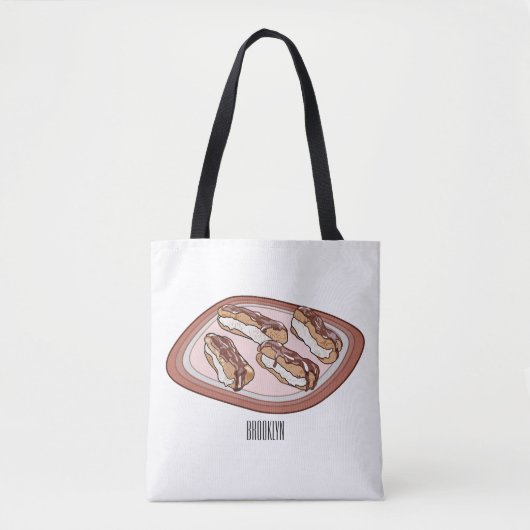 Schokolade Cartoon Illustration Tasche (Vorderseite)