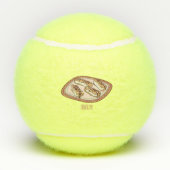 Schokolade Cartoon Illustration Tennisbälle (Rückseite)
