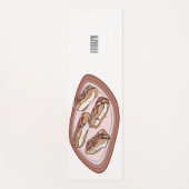 Schokolade Cartoon Illustration Yogamatte (Vorderseite)