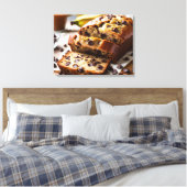 Schokolade Chip Banana Brot Leinwanddruck (Insitu (Schlafzimmer))