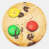 Schokolade Chip Candy Cookies Aufkleber (Vorderseite)