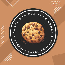 Schokolade Chip Cookie Business Sticker