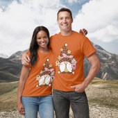 Schokolade Chip Cookie Kaffee Trinken Gnome T-Shirt