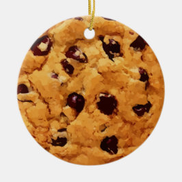 Schokolade Chip Cookie Keramik Ornament