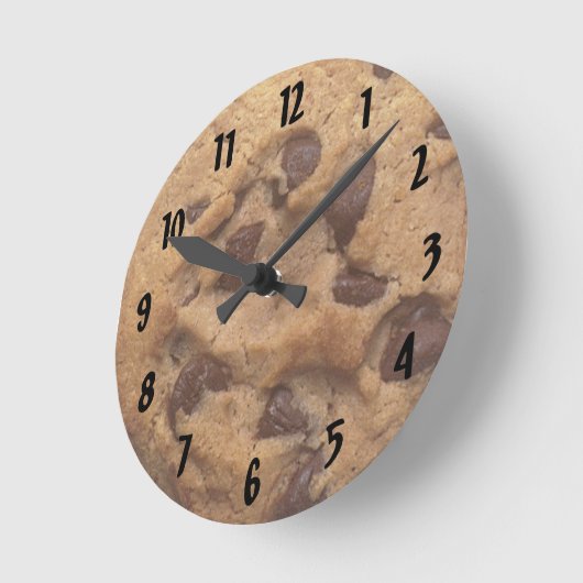 Schokolade Chip Cookie Numberwand Uhr (Winkel)