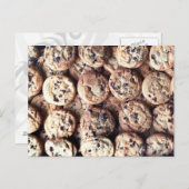 Schokolade Chip Cookie Postkarte (Vorne/Hinten)