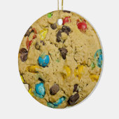 Schokolade Chip Cookie Realistisches Essen Weihnac Keramik Ornament (Links)