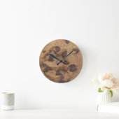 Schokolade Chip Cookie Round Clock Runde Wanduhr (Zuhause)