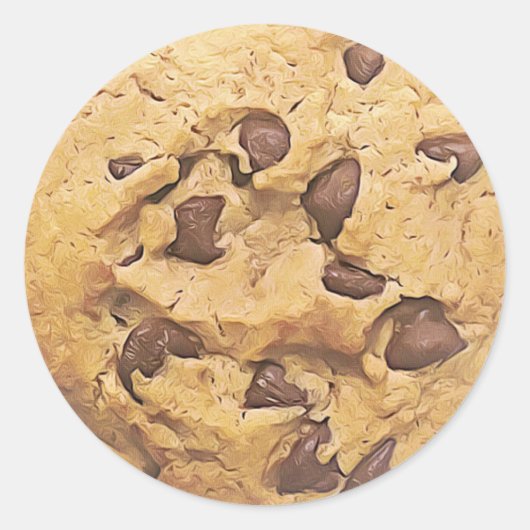 Schokolade Chip Cookie Stickers (Vorderseite)