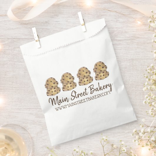 Schokolade Chip Cookie Teig Bäckerei Verkauf Geschenktütchen (Ausgeschnitten)