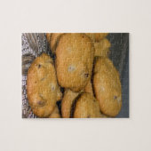 Schokolade Chip Cookies auf Platter-Foto Puzzle (Horizontal)