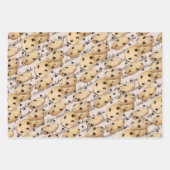 Schokolade Chip Cookies Backgeschenkpapier Geschenkpapier Set (Vorderseite 3)