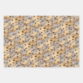 Schokolade Chip Cookies Backgeschenkpapier Geschenkpapier Set (Vorderseite)