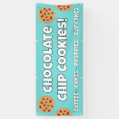 Schokolade Chip Cookies Bakery Banner (Vertikal)
