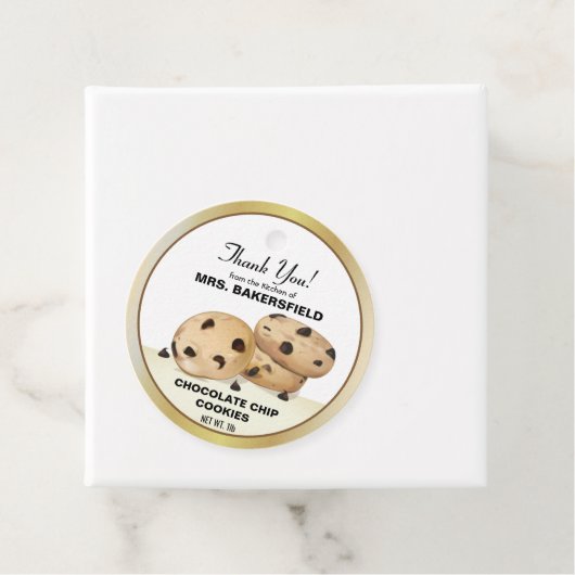 Schokolade Chip Cookies Danke, dass Sie ein Gesche Geschenkanhänger (Beispiel)