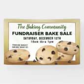 Schokolade Chip Cookies Fundraiser Bake Sale Banner (Horizontal)