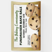 Schokolade Chip Cookies Fundraiser Bake Sale Banner (Vertikal)