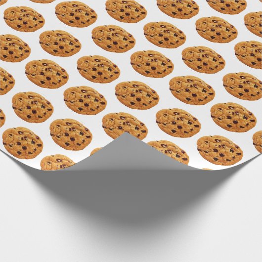 Schokolade Chip Cookies Geschenkpapier (Ecke)