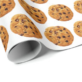 Schokolade Chip Cookies Geschenkpapier (Rolleneckpunkt)