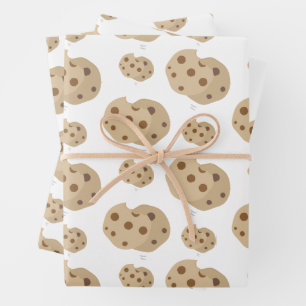 Schokolade Chip Cookies Geschenkpapier Set