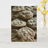 Schokolade Chip Cookies Karte (Gelbe Blume)