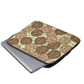 Schokolade Chip Cookies Laptopschutzhülle (Vorne Knopf)