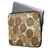 Schokolade Chip Cookies Laptopschutzhülle (Vorderseite Links)