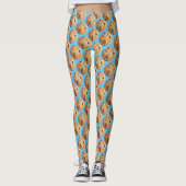 Schokolade Chip Cookies Leggings (Vorderseite)