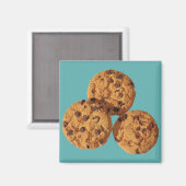 Schokolade Chip Cookies Magnet (Vorderseite/Rückseite)