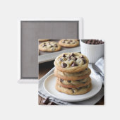 Schokolade Chip Cookies Magnet (Vorderseite/Rückseite)