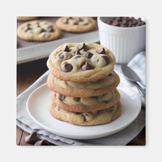 Schokolade Chip Cookies Magnet (Vorne)