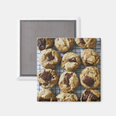 Schokolade Chip Cookies Magnet (Vorderseite/Rückseite)