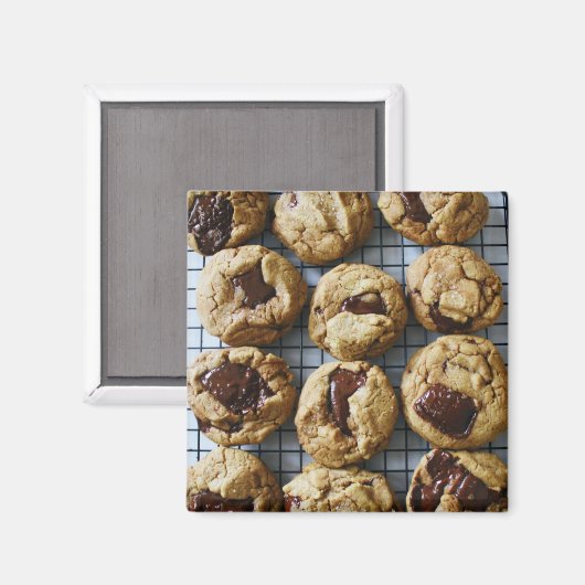 Schokolade Chip Cookies Magnet (Vorderseite/Rückseite)