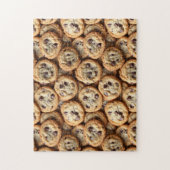 Schokolade Chip Cookies Muster Backen Puzzle (Vertikal)